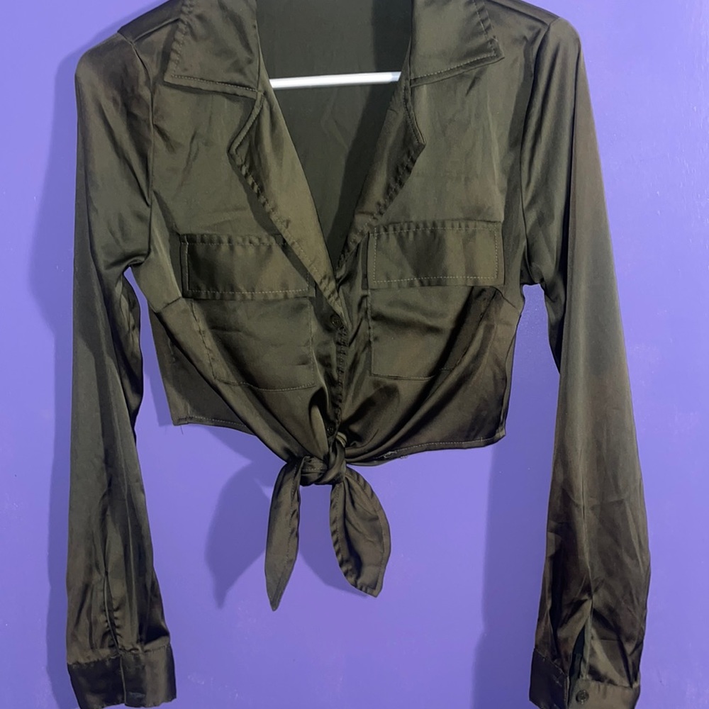 Better Be Satin crop top